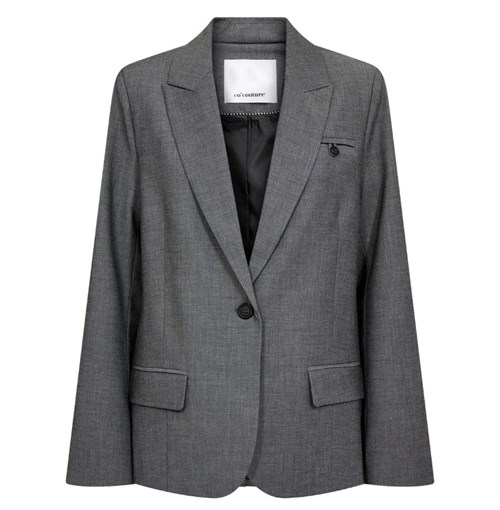 Co'Couture JackyCC Fitted Blazer, Medium Grå